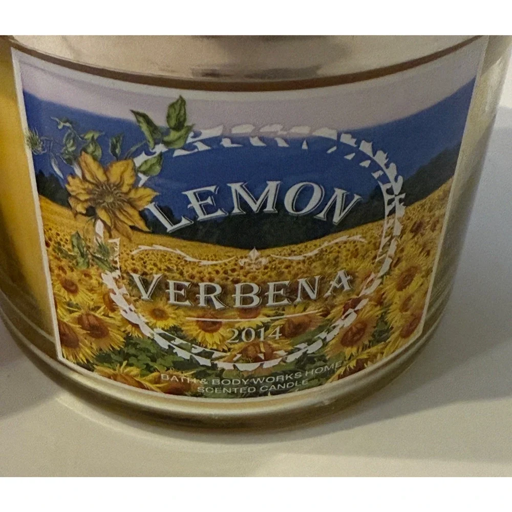 🕯️ Bath & Body Works 3-Wick Candle Lot Spiced Gingerbread Lemon Verbena